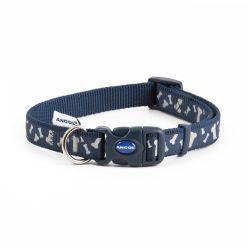 Ancol Collar & Lead Bone Blue | Luxury Home Accessories | Heulog Glow