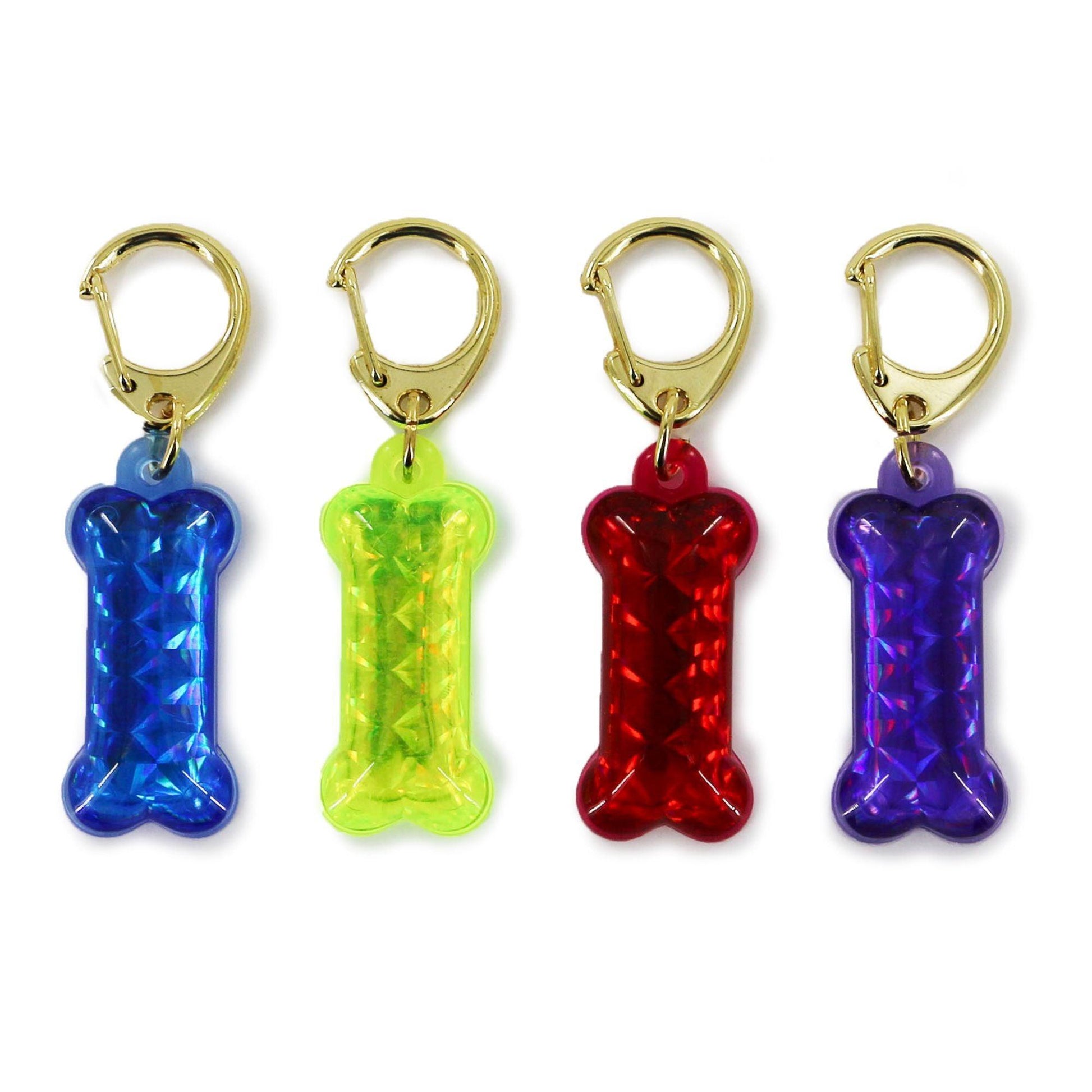 Ancol Dog Reflective ID Tag Bones | Luxury Home Accessories | Heulog Glow