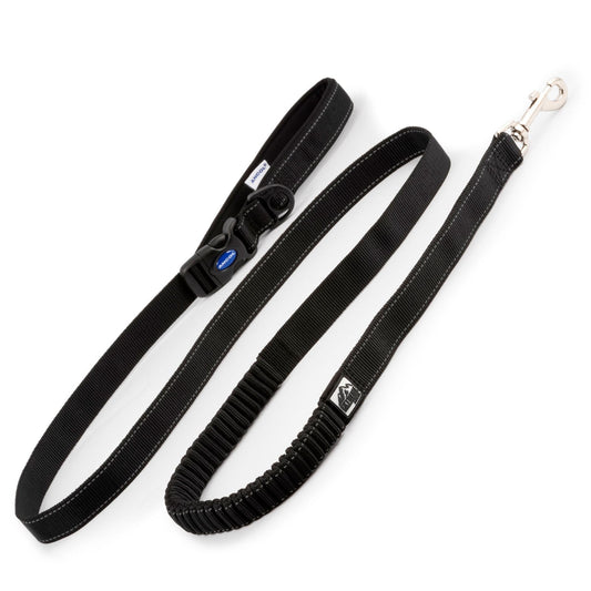 Ancol Extr Shock Absorb Run Lead Blk | Luxury Home Accessories | Heulog Glow