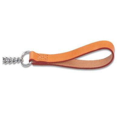 Ancol Heavy Chain Lead TH Handle Tan 76cm | Luxury Home Accessories | Heulog Glow