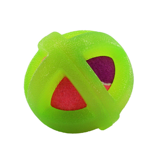 Ancol Jawables Framed Tennis Ball x3 | Luxury Home Accessories | Heulog Glow