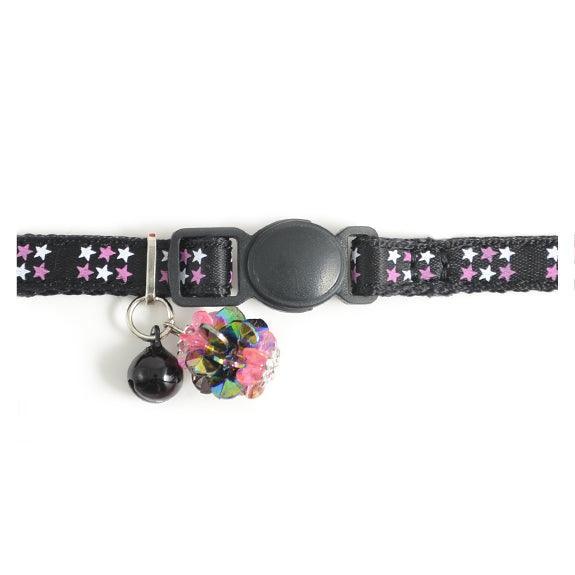 Ancol Kitten Collar Luxury Star Black | Luxury Home Accessories | Heulog Glow