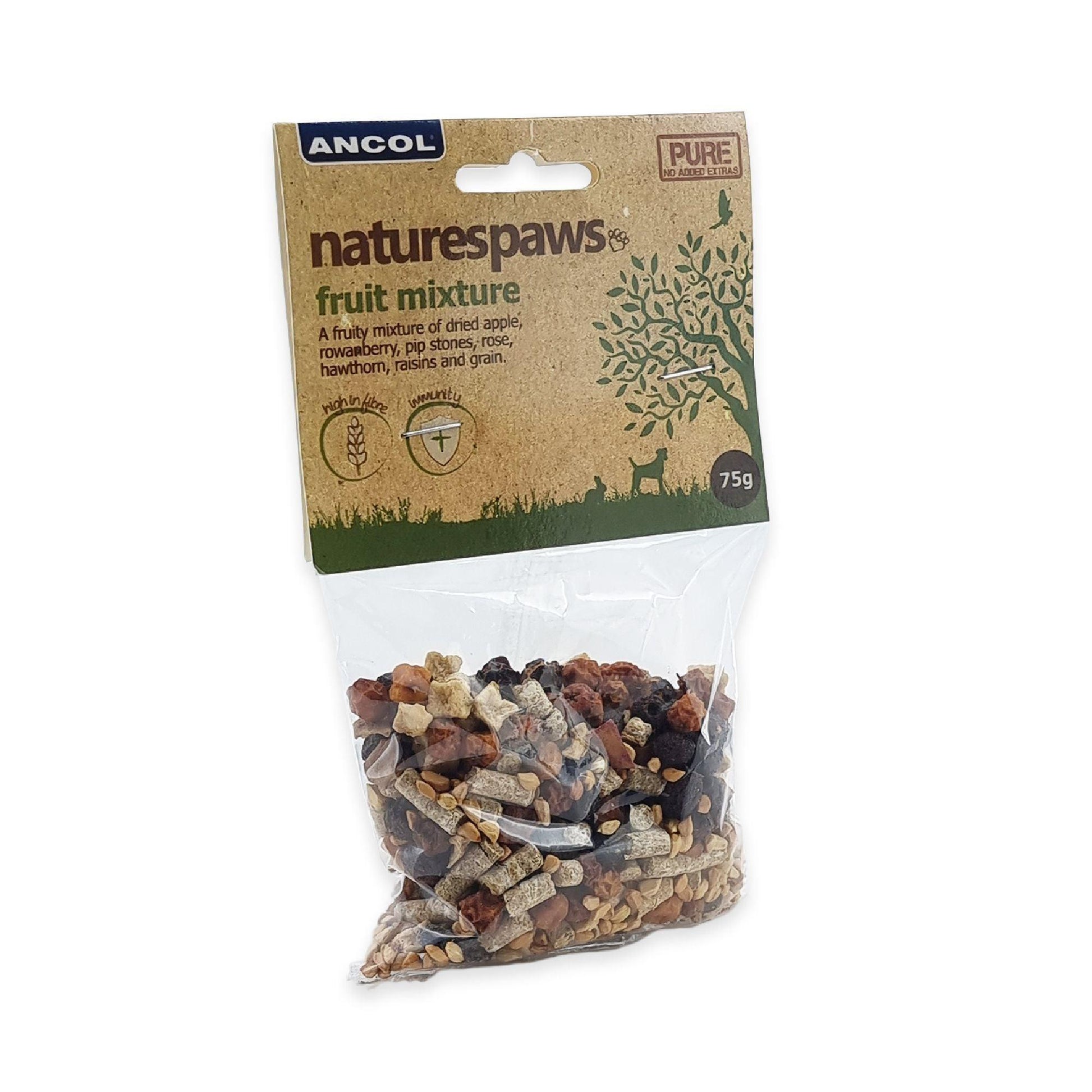 Ancol Naturespaws Fruit Mixture 75g | Luxury Home Accessories | Heulog Glow