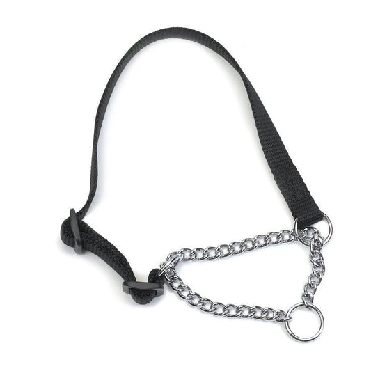 Ancol Nyl Chain Check Col Blck S1-2 | Luxury Home Accessories | Heulog Glow
