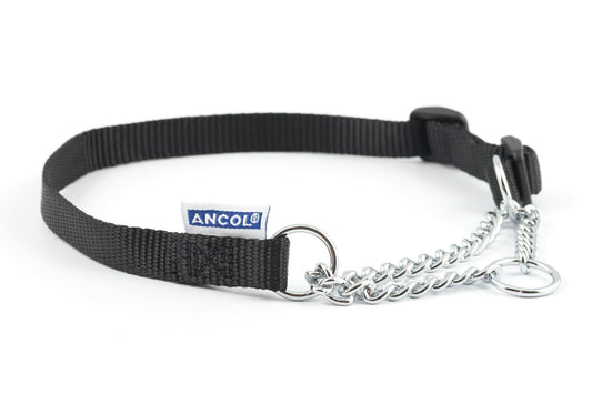 Ancol Nyl Chain Check Col Blck S2-4 | Luxury Home Accessories | Heulog Glow