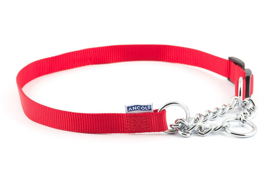 Ancol Nyl Chain Check Col Red S5-9 | Luxury Home Accessories | Heulog Glow