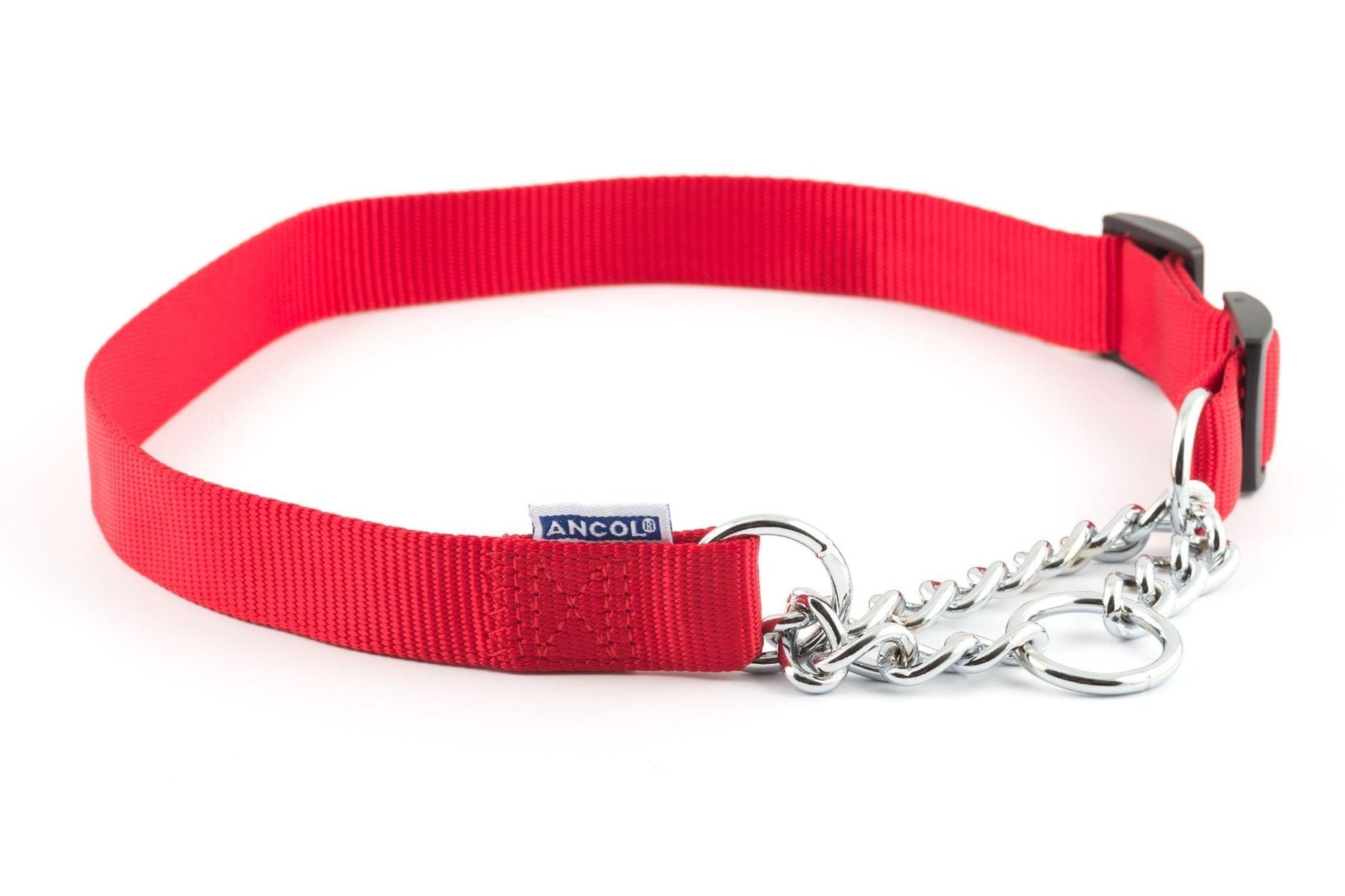 Ancol Nyl Chain Check Col Red S7-10 | Luxury Home Accessories | Heulog Glow