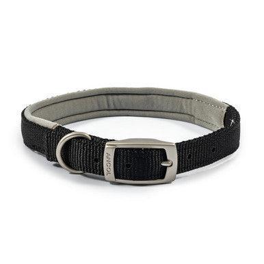 Ancol Padded Viva Collar Black 39-48cm Size 5 | Luxury Home Accessories | Heulog Glow