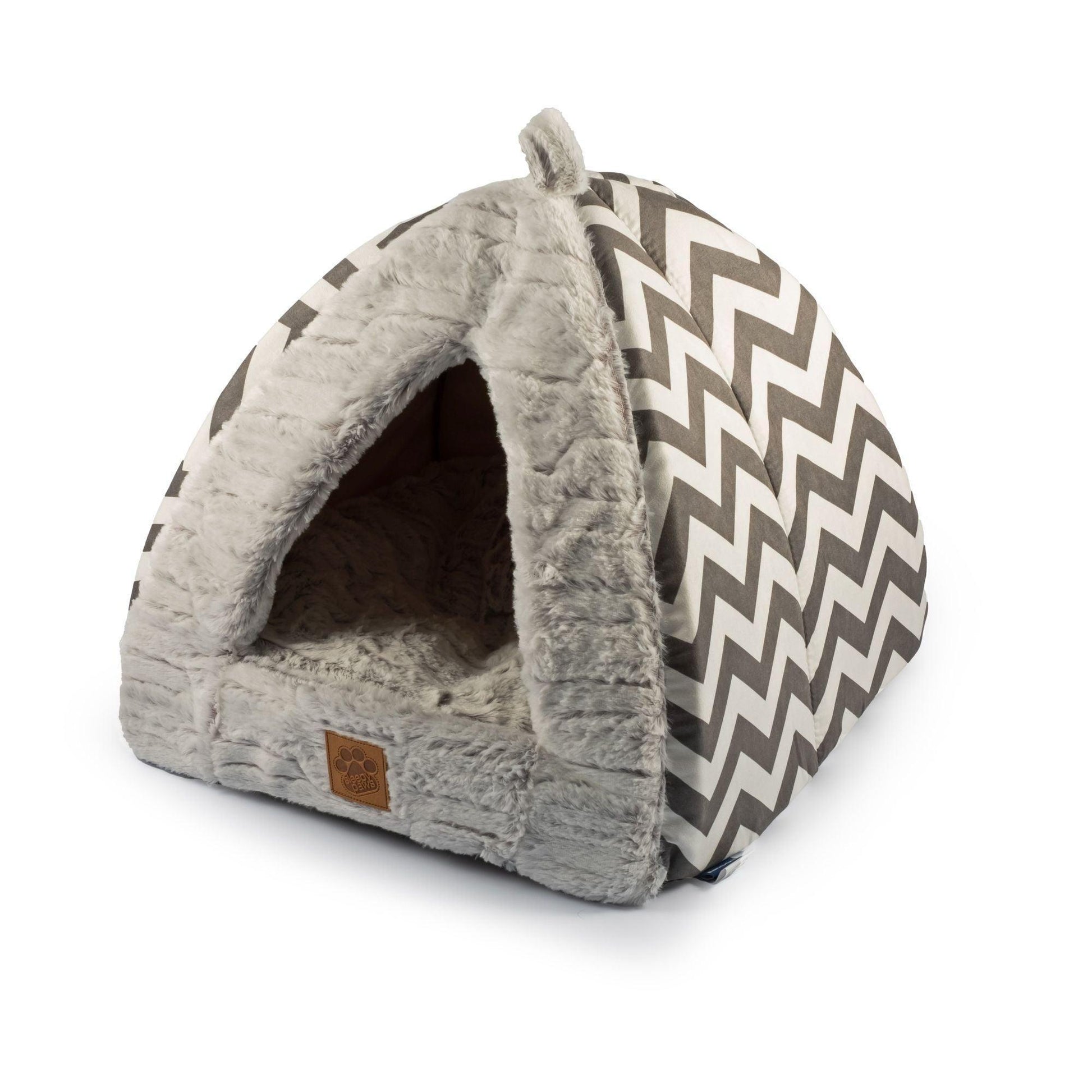 Ancol Plush Pyramid Cat Bed | Luxury Home Accessories | Heulog Glow