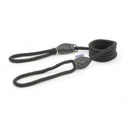 Ancol Rope Slip & Control Lead Black, 1.2x150cm | Luxury Home Accessories | Heulog Glow