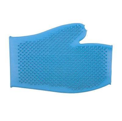 Ancol Rubber Grooming Glove Blue x3 | Luxury Home Accessories | Heulog Glow