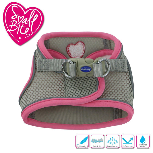 Ancol S Bite Step In Harn Pink 30-36cm | Luxury Home Accessories | Heulog Glow