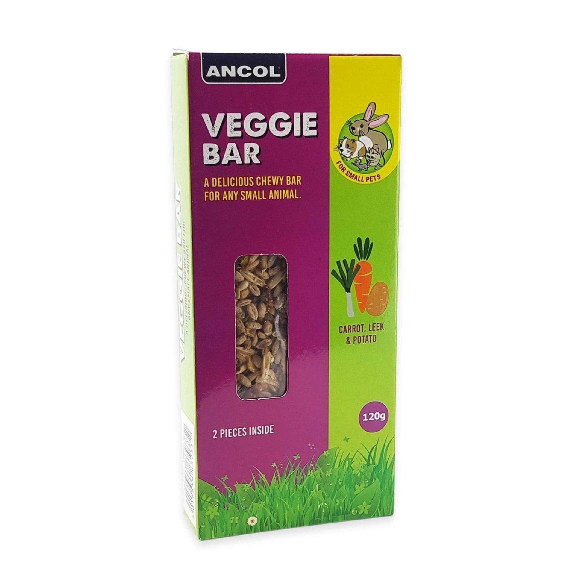 Ancol Small Animal Veggie Bar 120g | Luxury Home Accessories | Heulog Glow