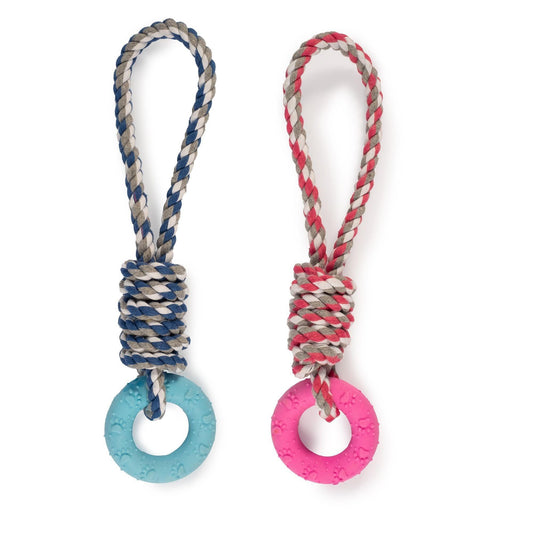 Ancol Small Bite Rope & Ring | Luxury Home Accessories | Heulog Glow