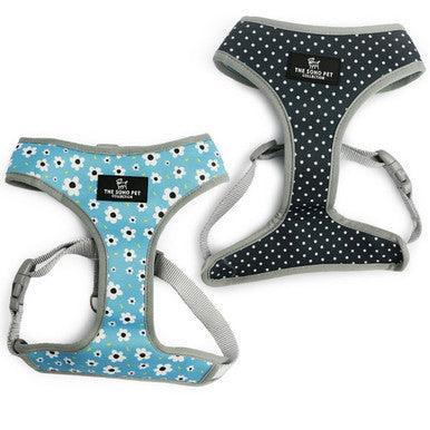 Ancol Soho Daisy/Polka Dot Patterned Harness XS | Luxury Home Accessories | Heulog Glow