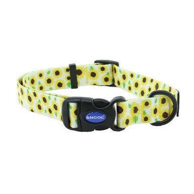 Ancol Soho Sunflower Patterned Collar Medium | Luxury Home Accessories | Heulog Glow