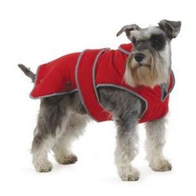 Ancol Stormguard Dog Coat Chest Protector Poppy Red Medium | Luxury Home Accessories | Heulog Glow