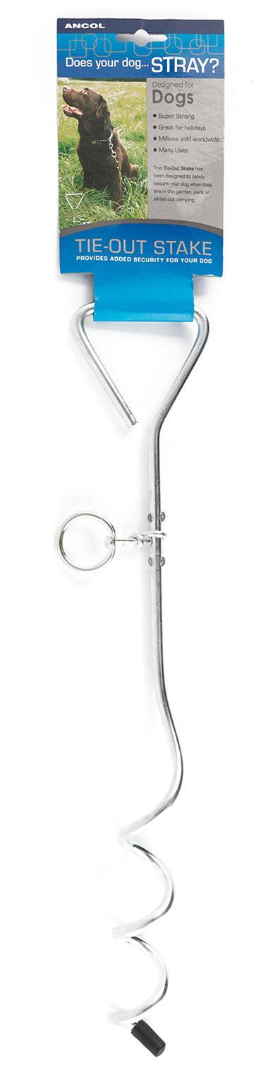 Ancol Tie Out Stake | Luxury Home Accessories | Heulog Glow