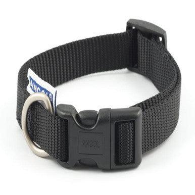 Ancol Viva Adjustable Collar Black 45-70cm Size 5-9 | Luxury Home Accessories | Heulog Glow