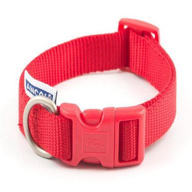 Ancol Viva Adjustable Collar Red 20-30cm Size 1-2 | Luxury Home Accessories | Heulog Glow