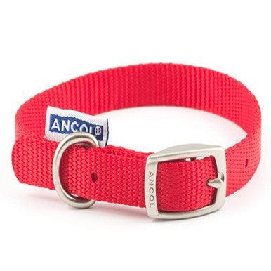 Ancol Viva Collar Red 28-36cm Size 3 | Luxury Home Accessories | Heulog Glow