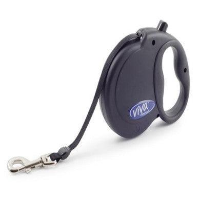 Ancol Viva Extendable Lead Black Large Dog 50kg 5m | Luxury Home Accessories | Heulog Glow