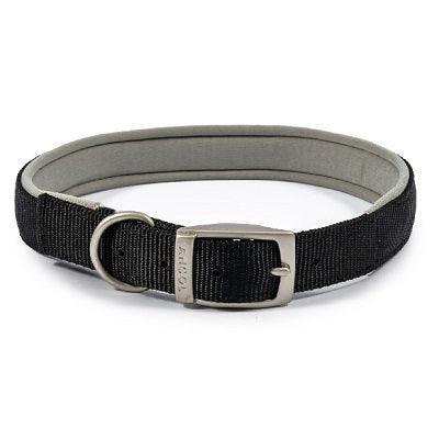 Ancol Viva Padded Buckle Collar Black 45-54cm | Luxury Home Accessories | Heulog Glow