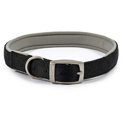 Ancol Viva Padded Buckle Collar Black 50-59cm | Luxury Home Accessories | Heulog Glow