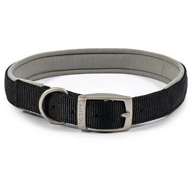 Ancol Viva Padded Buckle Collar Black 55-63cm | Luxury Home Accessories | Heulog Glow