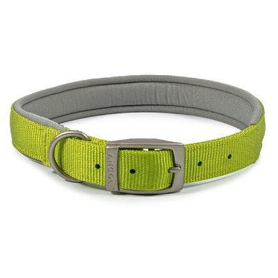 Ancol Viva Padded Buckle Collar Lime 50-59cm | Luxury Home Accessories | Heulog Glow