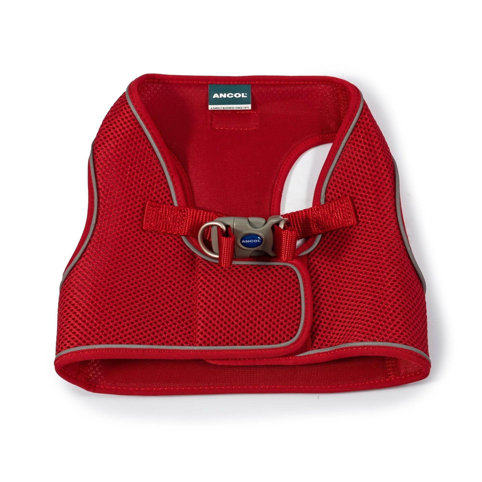 Ancol Viva Step In Harn Red 54-60cm | Luxury Home Accessories | Heulog Glow