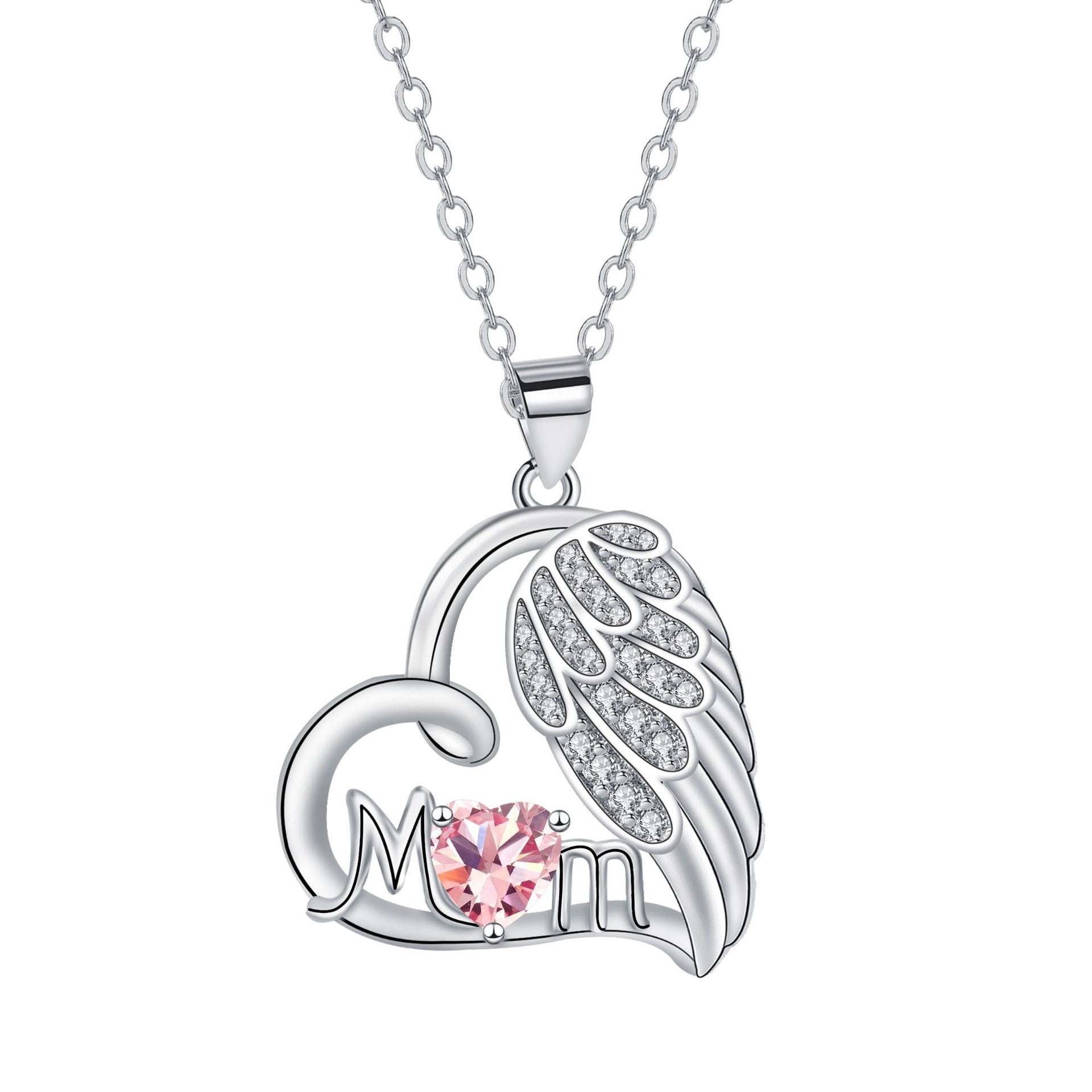 Angel Wings MOM Necklace Mother's Day Gift | Luxury Home Accessories | Heulog Glow