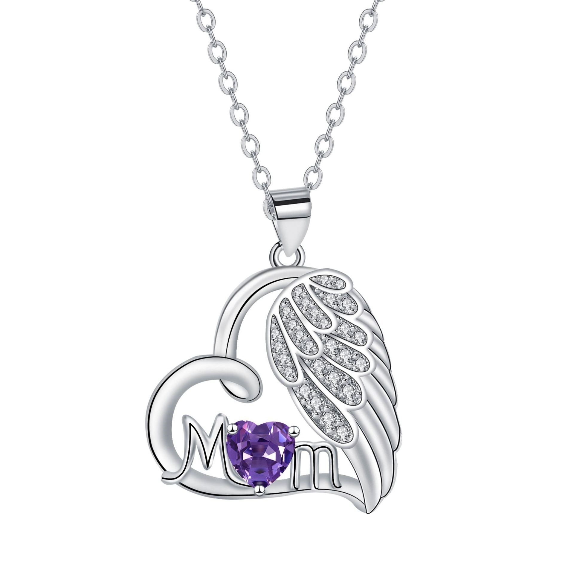 Angel Wings MOM Necklace Mother's Day Gift | Luxury Home Accessories | Heulog Glow