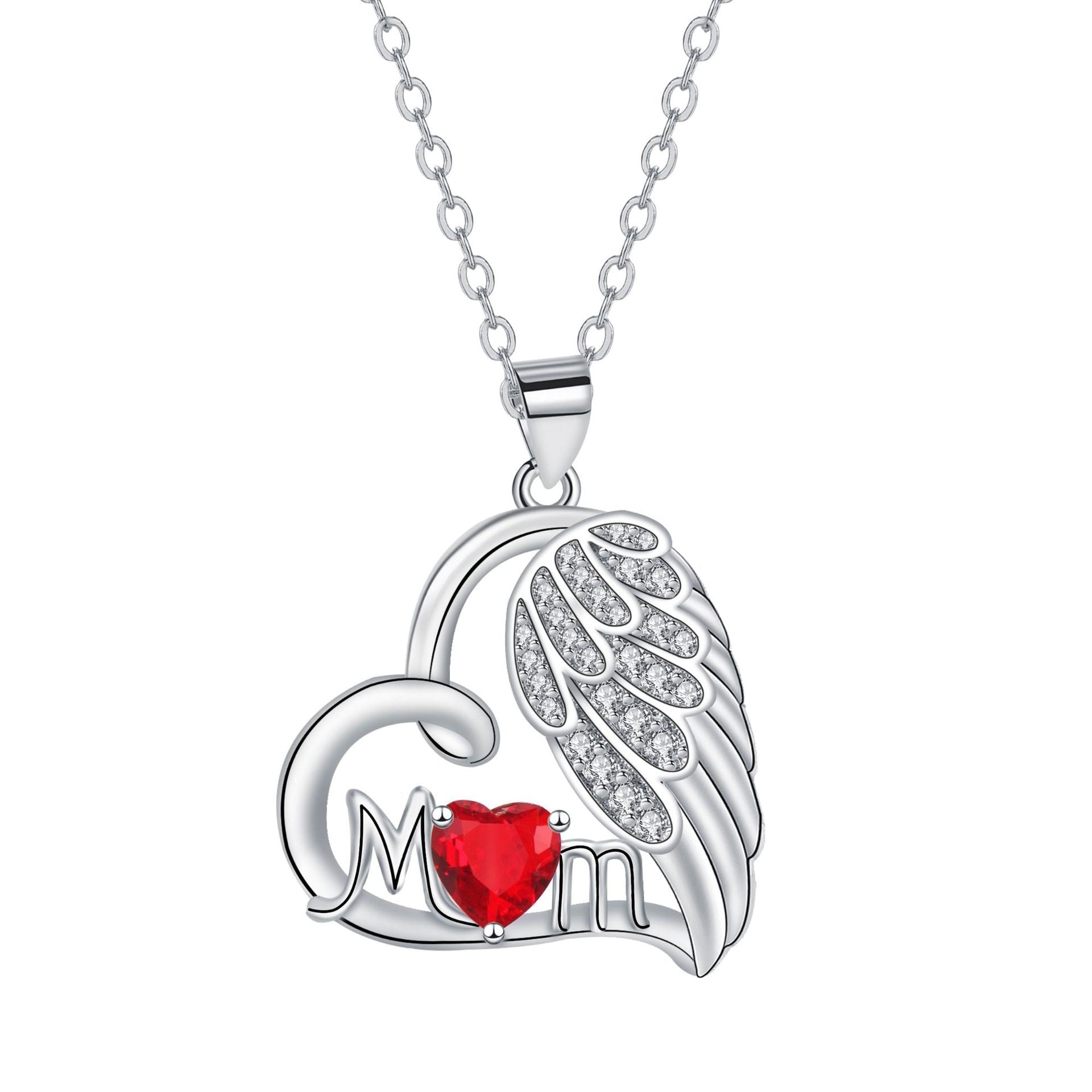 Angel Wings MOM Necklace Mother's Day Gift | Luxury Home Accessories | Heulog Glow