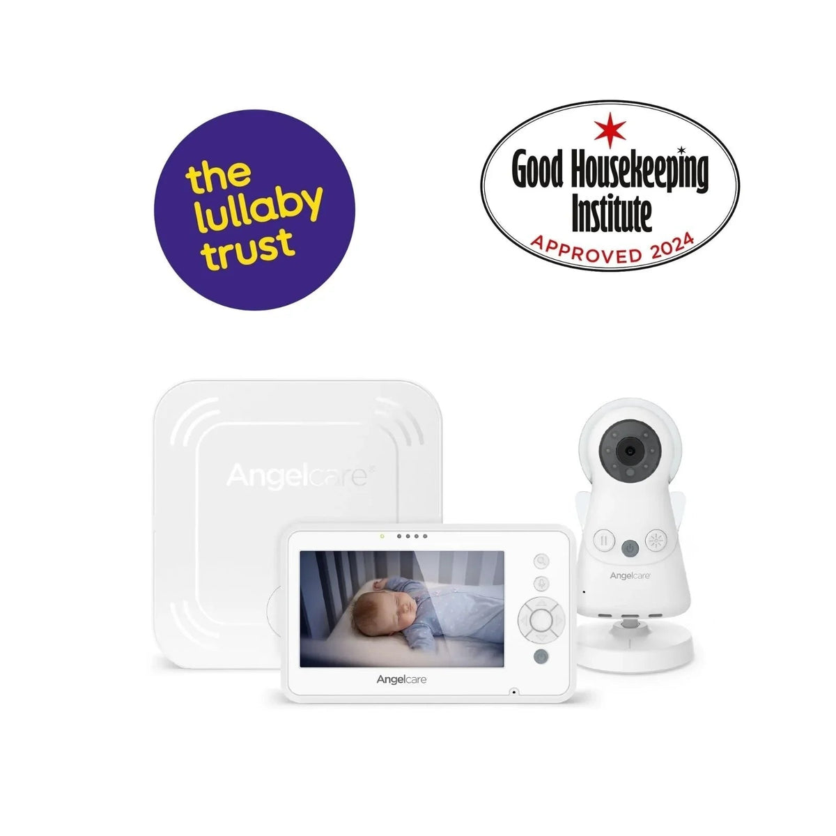 Angelcare AC25-1 Baby Movement Monitor Medically Certified | Luxury Home Accessories | Heulog Glow