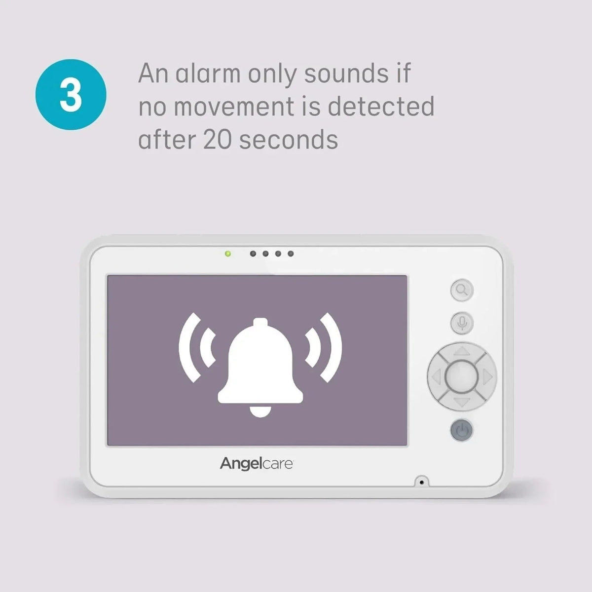 Angelcare AC25-1 Baby Movement Monitor Medically Certified | Luxury Home Accessories | Heulog Glow