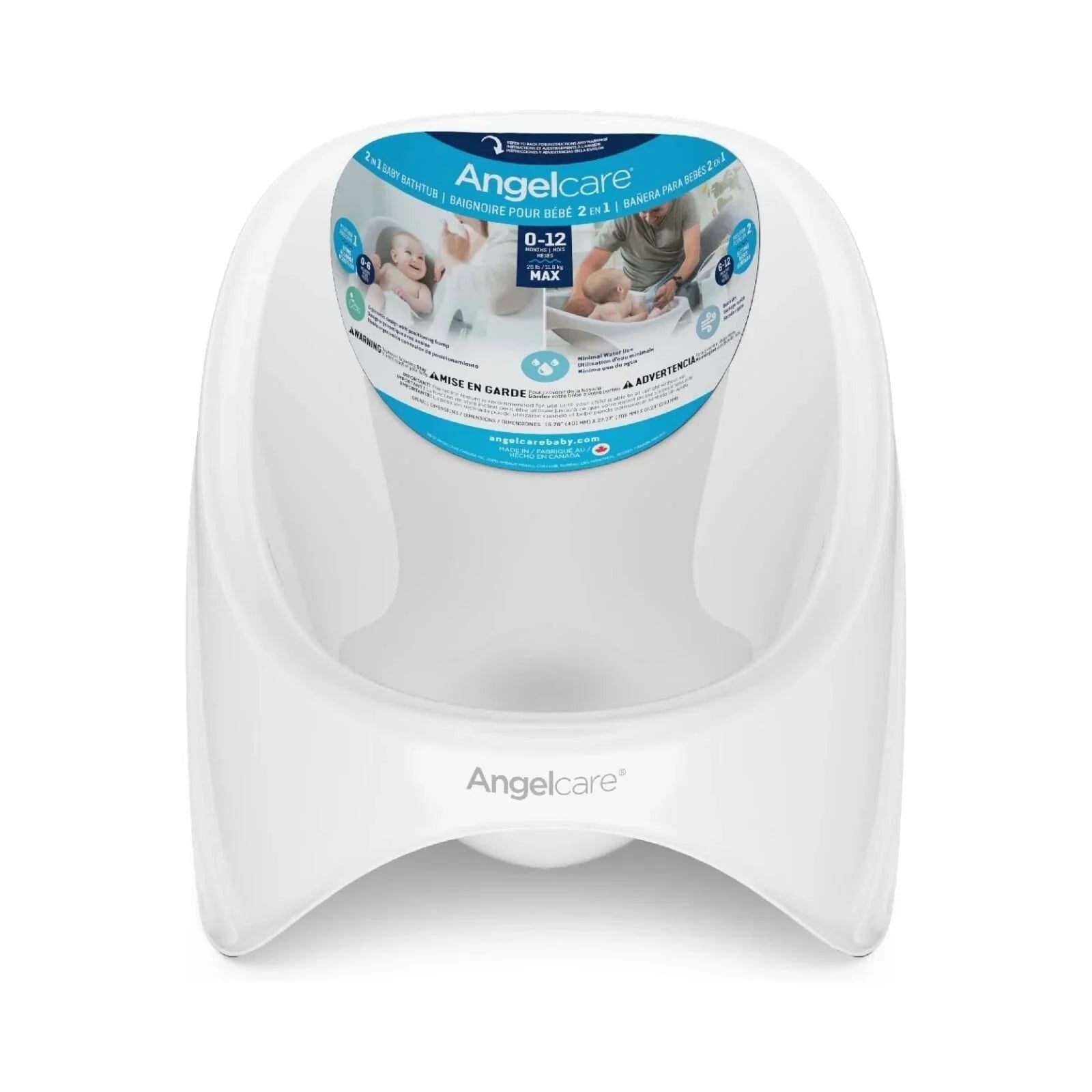 Angelcare Baby 2-in-1 Bath Tub | Luxury Home Accessories | Heulog Glow