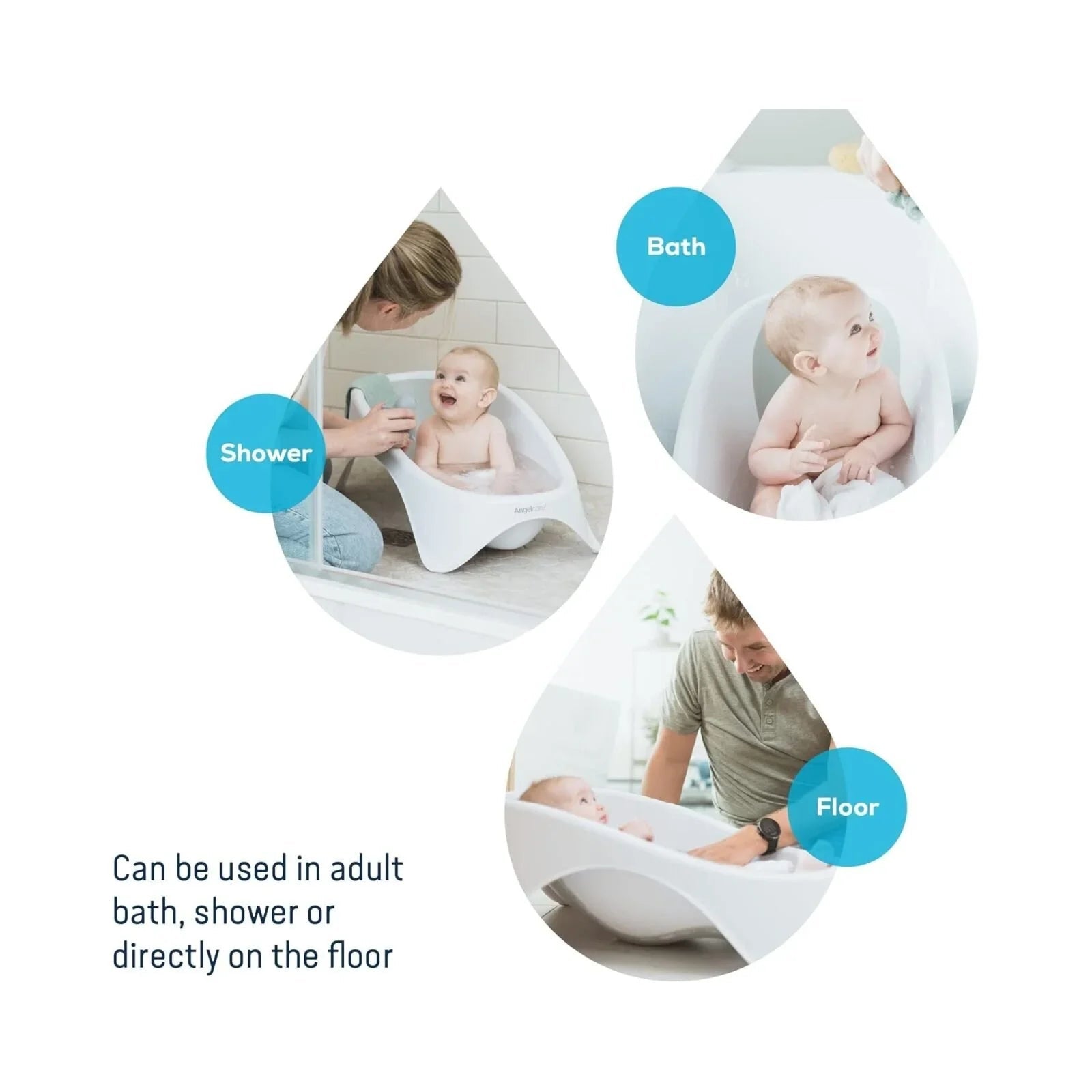 Angelcare Baby 2-in-1 Bath Tub | Luxury Home Accessories | Heulog Glow