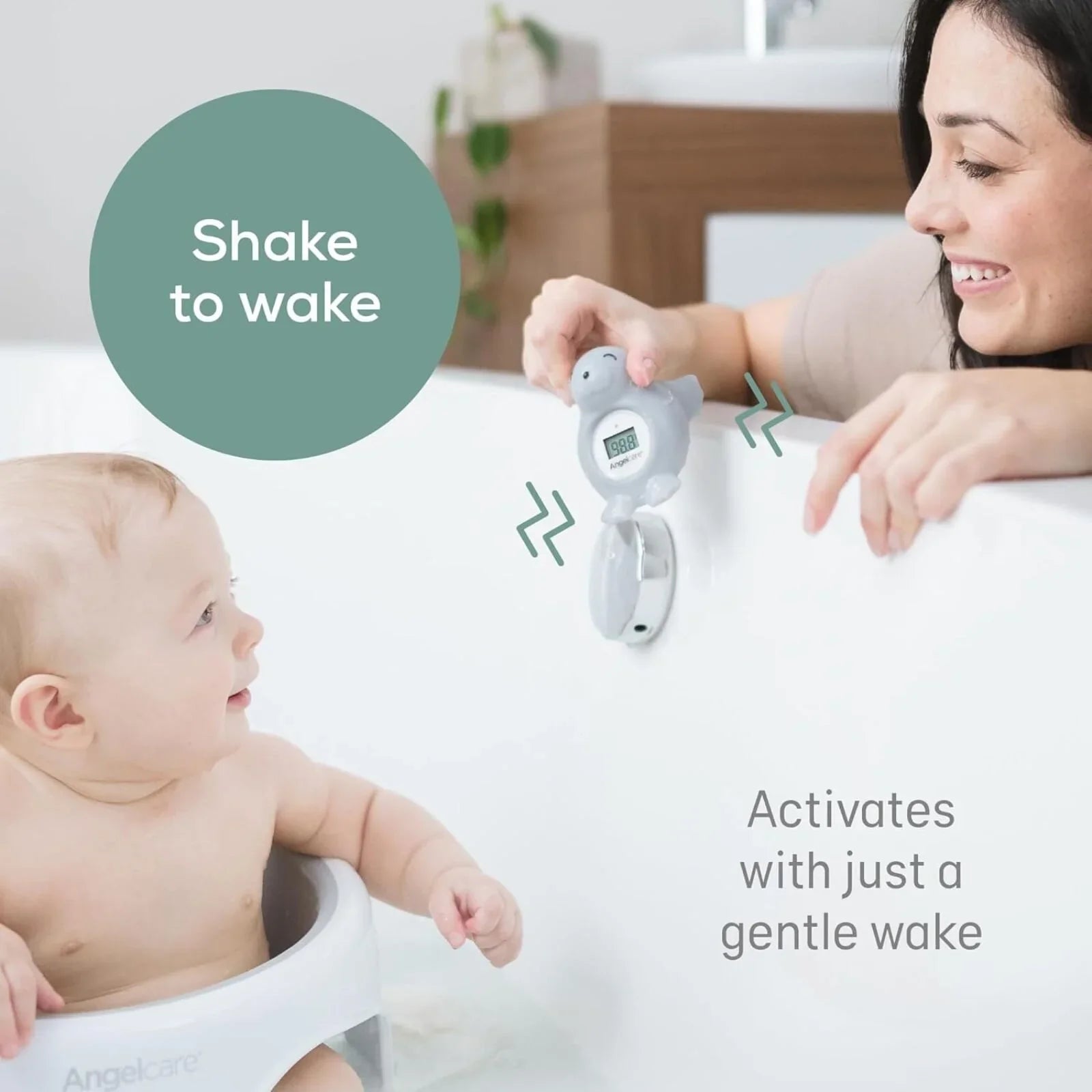 Angelcare Baby Bath & Room Thermometer | Luxury Home Accessories | Heulog Glow