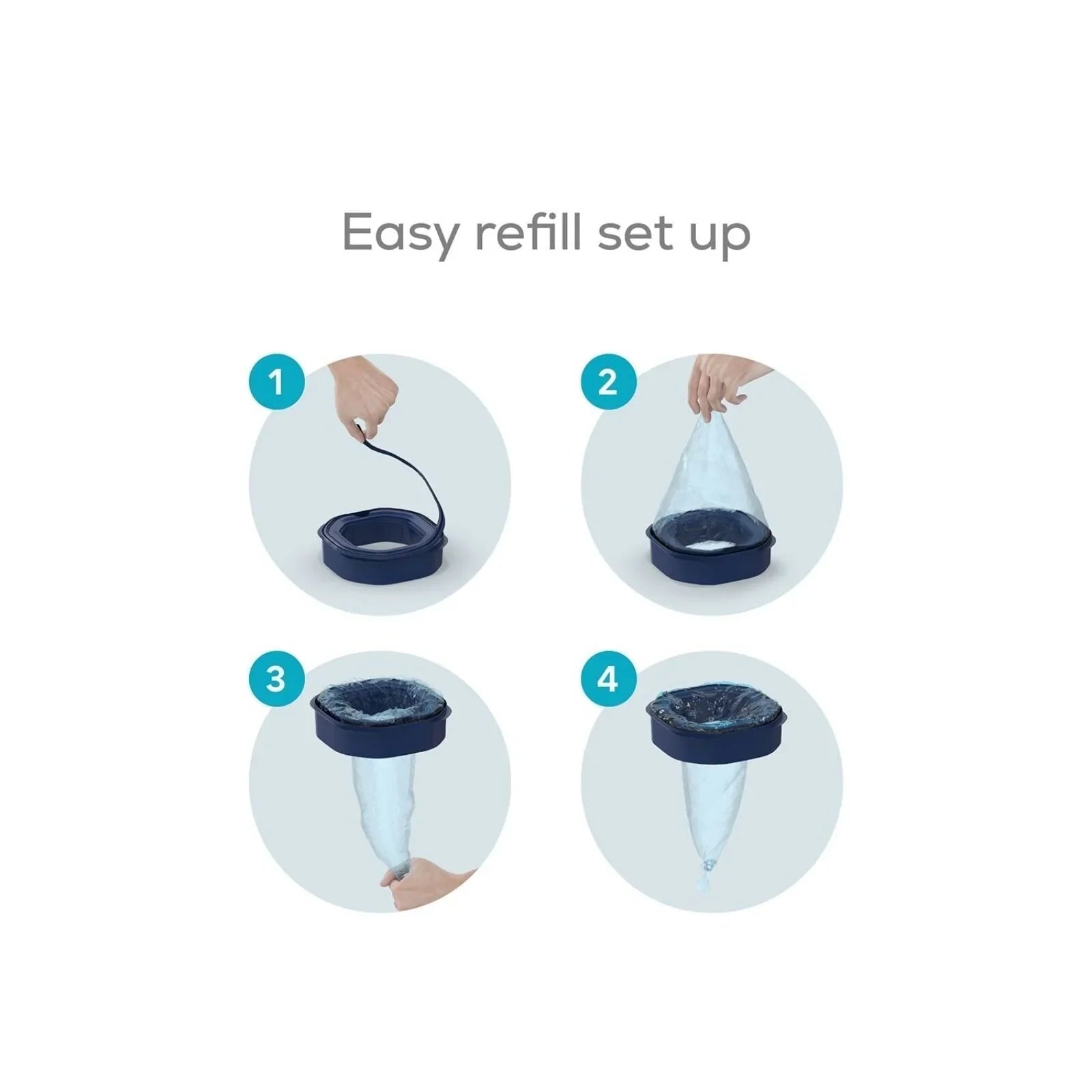 Angelcare Octagonal Classic XL Refill Pack of 3 | Luxury Home Accessories | Heulog Glow