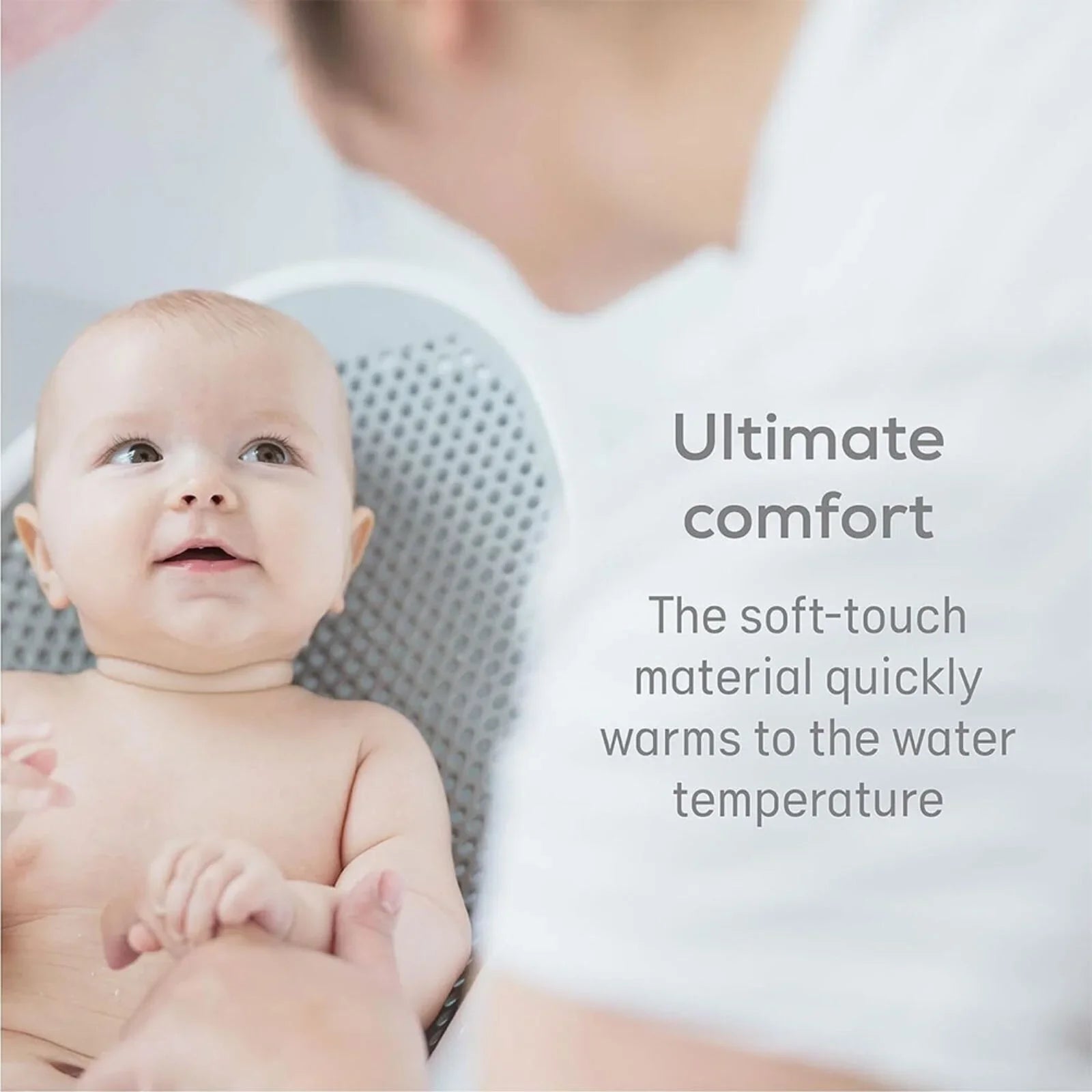 Angelcare Soft Touch Baby Bath Support - Grey | Luxury Home Accessories | Heulog Glow