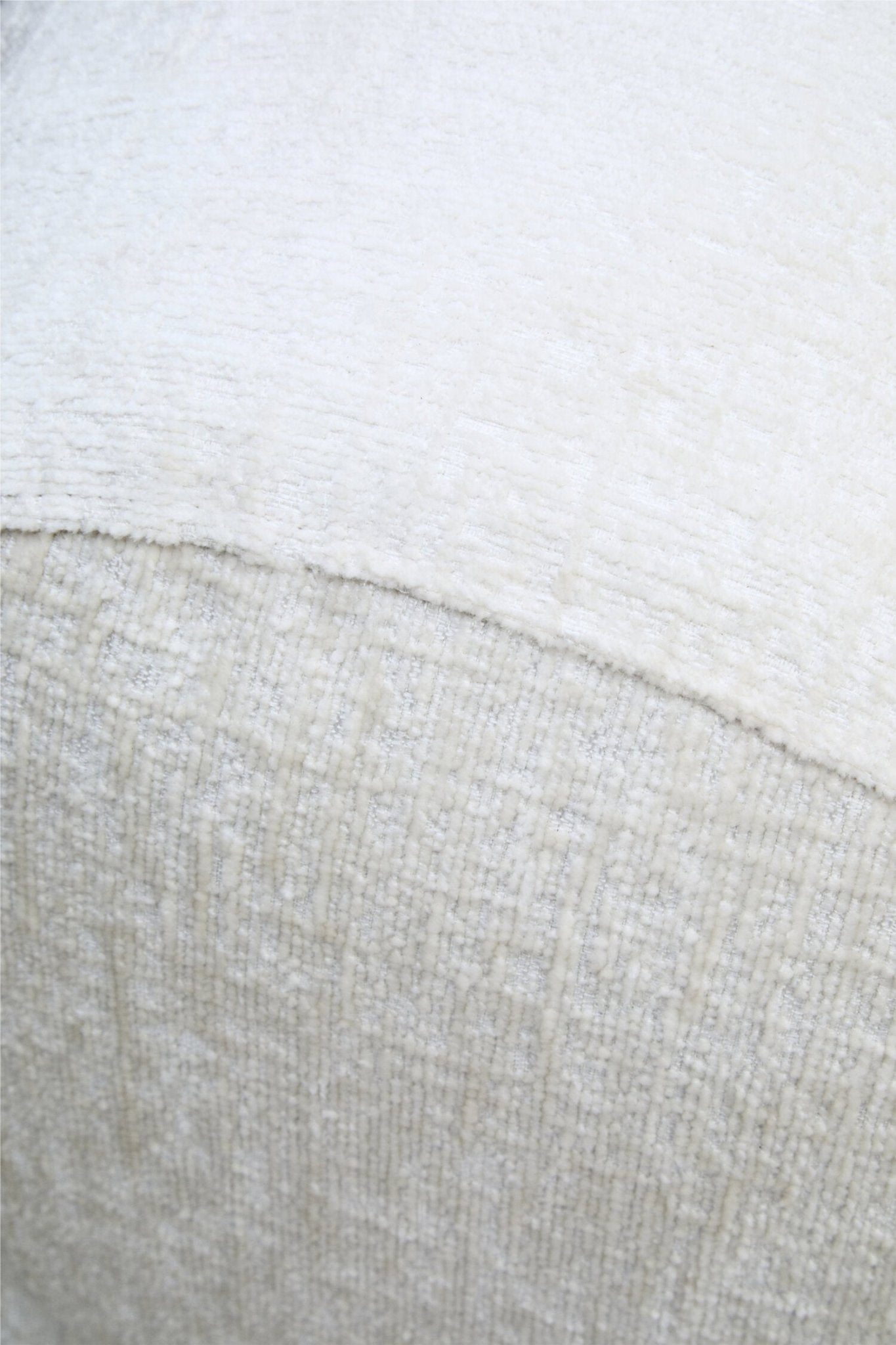 Anglet Cream Textured Fabric Large 3 Seater Sofa | Luxury Home Accessories | Heulog Glow