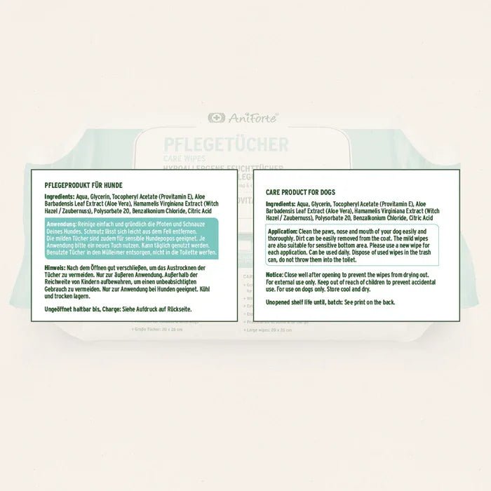 AniForte Care Wipes - 100 Pack | Luxury Home Accessories | Heulog Glow
