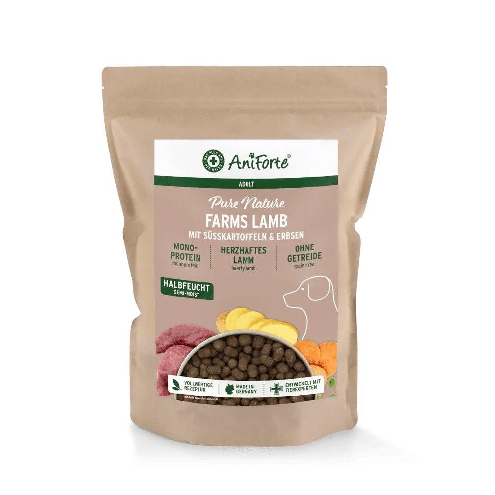 AniForte® Semi Moist Cold-Pressed Dog Food Lamb | Luxury Home Accessories | Heulog Glow
