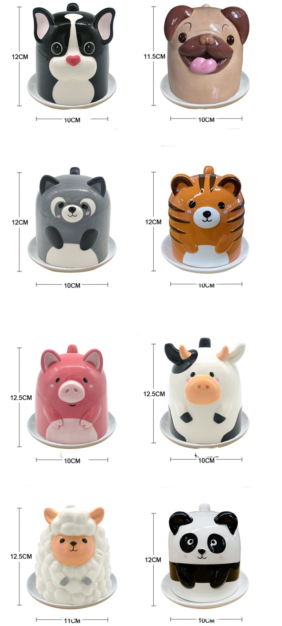 Animal Cup Tail Handle Cup Inverted Cup Stereo Cup | Luxury Home Accessories | Heulog Glow