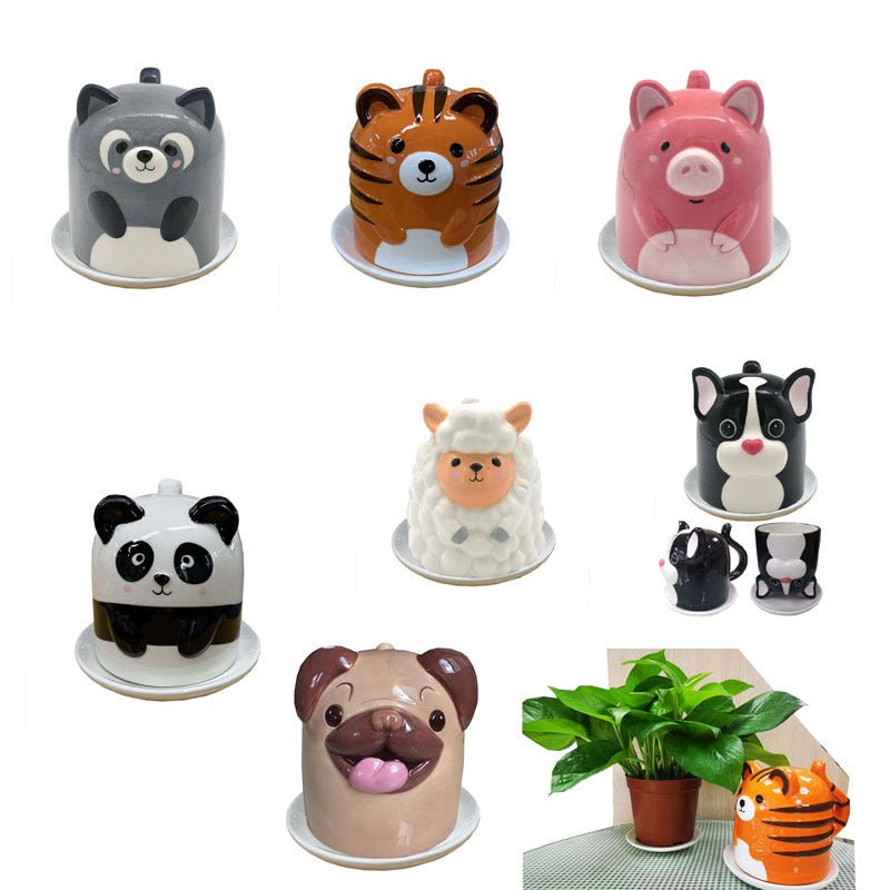 Animal Cup Tail Handle Cup Inverted Cup Stereo Cup | Luxury Home Accessories | Heulog Glow