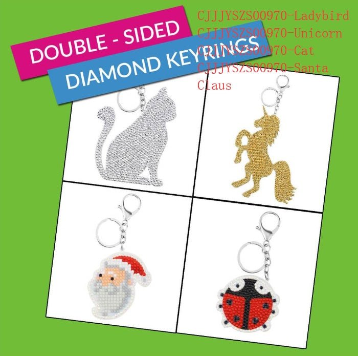 Animal diamond painting keychain | Luxury Home Accessories | Heulog Glow