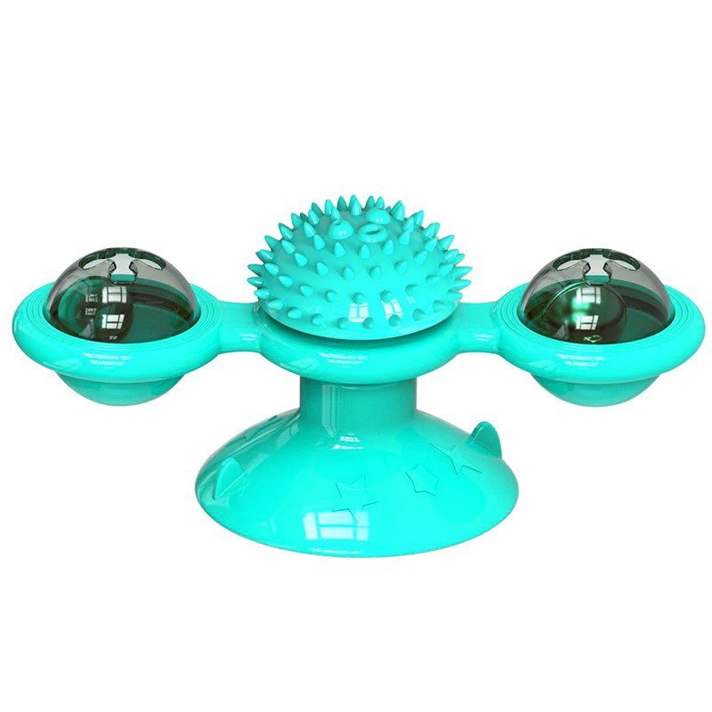 Animal Doll Stuffed Cat Pet Catnip Grass Toy Interactive Windmill Cat Toys With Catnip Cat Toys For Indoor Cats Funny Kitten Toys With LED Light Ball Suction Cup Cat Nip Toy For Cat Chew Exerc | Luxury Home Accessories | Heulog Glow
