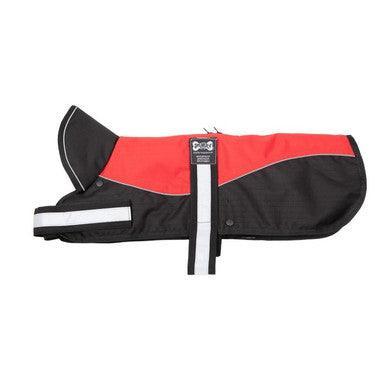 Animate 10Inch 2IN1 Dog Coat Red/Black | Luxury Home Accessories | Heulog Glow