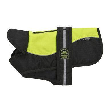 Animate Reflective Hi Viz Black Padded Underbelly Harness Coat 30cm | Luxury Home Accessories | Heulog Glow